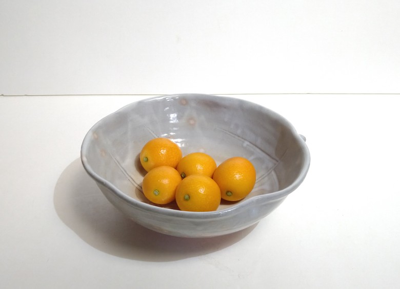 萩焼 木の葉鉢｜HG000995