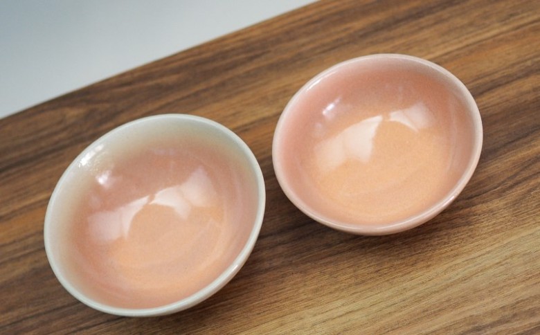 萩焼 夫婦茶碗 2客 セット 木箱入 茶碗｜HG001051