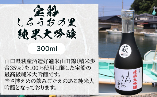日本酒 飲み比べ ☆GI萩取得☆ 宝船 GI萩3種 のみくらべ セット 300ml×3本｜HG001076