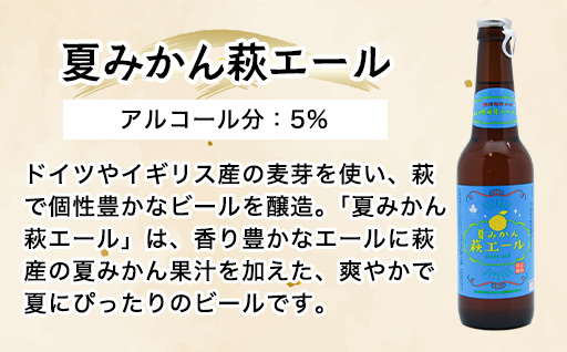 城下町・萩の地ビール／夏みかん萩エール6本セット｜HG0005-A