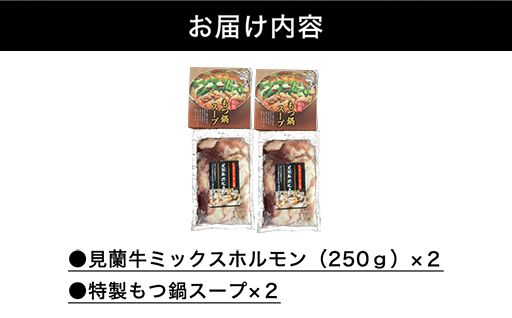 見蘭牛もつ鍋セット（2～3人前）｜HG0031-A 2～3人前