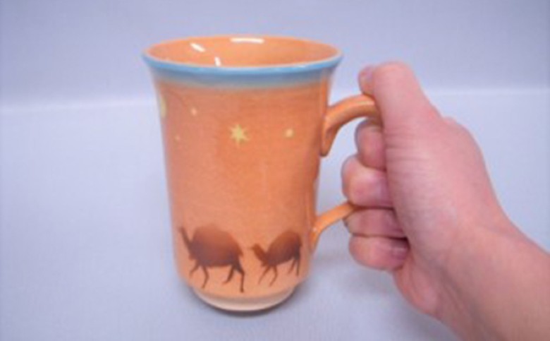 萩焼 シルクロードマグカップ｜HG000090