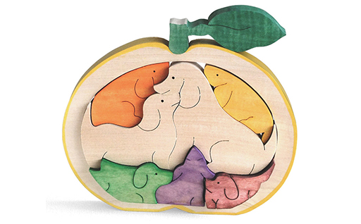 萩・十二支の夏みかん 専用飾り台付（いぬ）｜HG000177