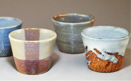 萩焼　そばちょこ　1客（フリーカップ・デザートカップ）｜HG000338