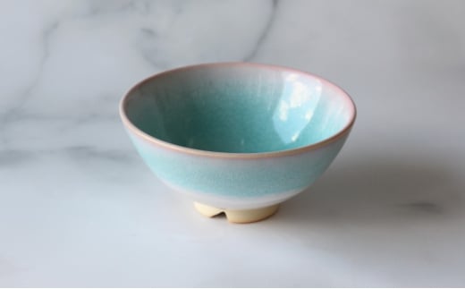 萩焼　ミント お茶碗 　1個｜HG000893