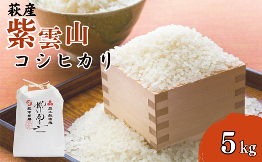 コシヒカリ 5kg 紫雲山 野菜ソムリエ プロselect 萩のお米 萩市 紫福産 米 お米 白米｜HG001019