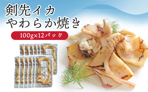 イカ 剣先イカ やわらか焼き 剣先イカ専門店こだわりの木桶仕込み醤油×甘糀で漬けたイカ焼き 12個 セット｜HG001074 イカ焼き　12個セット