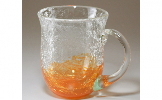 耐熱内貫入マグカップ オレンジ｜HG007060