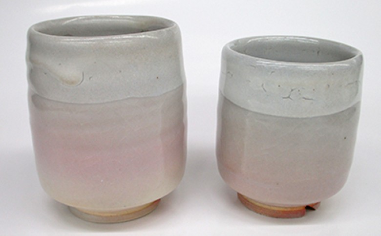 萩焼 8代佳炎作　姫土　組湯呑｜HG000001