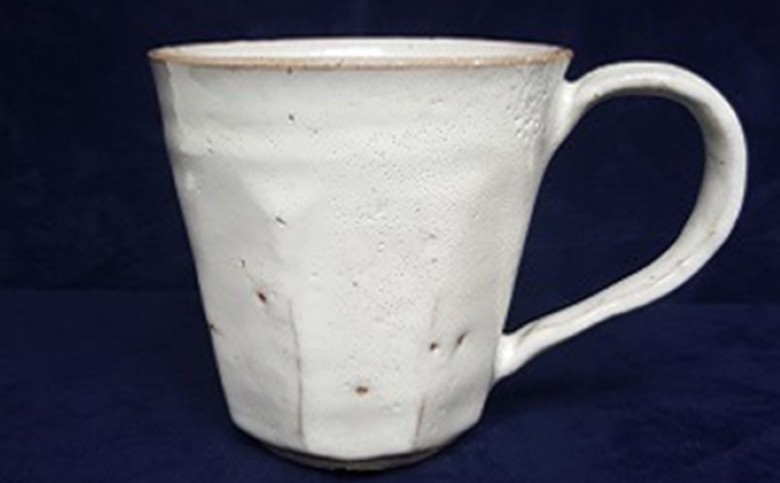 萩焼 8代佳炎作　刃刻マグカップ｜HG000002