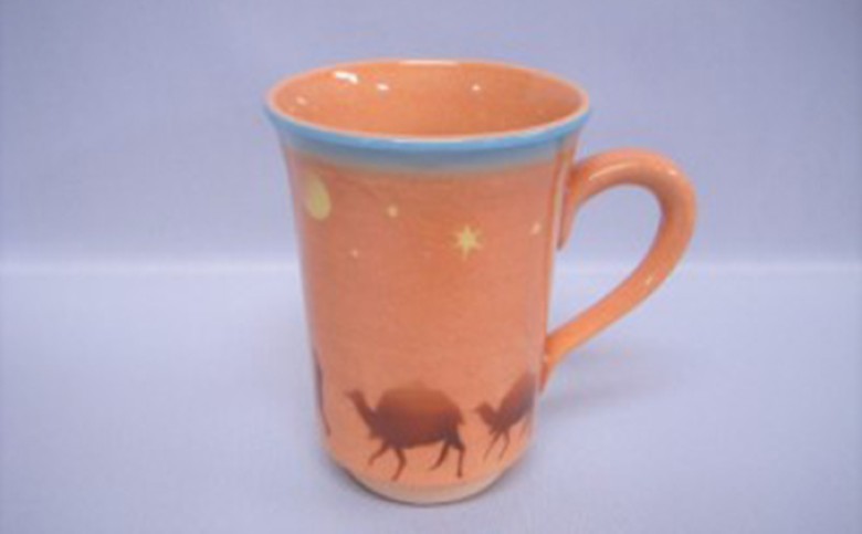 萩焼 シルクロードマグカップ｜HG000090