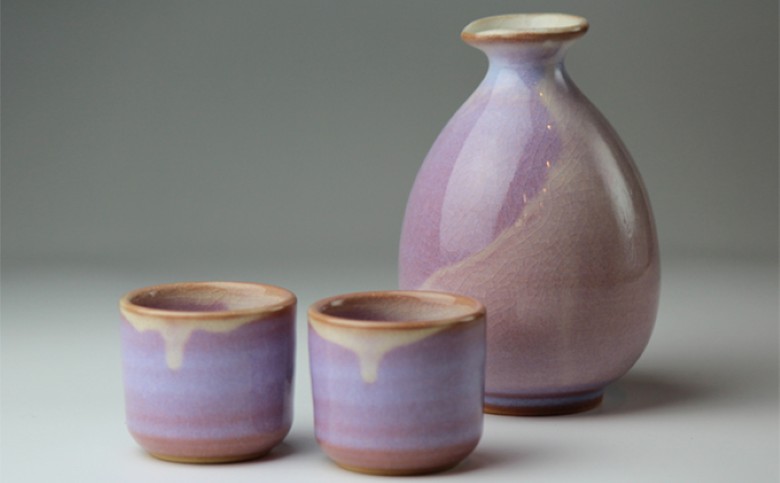 萩焼　萩むらさき お預け酒器｜HG000145