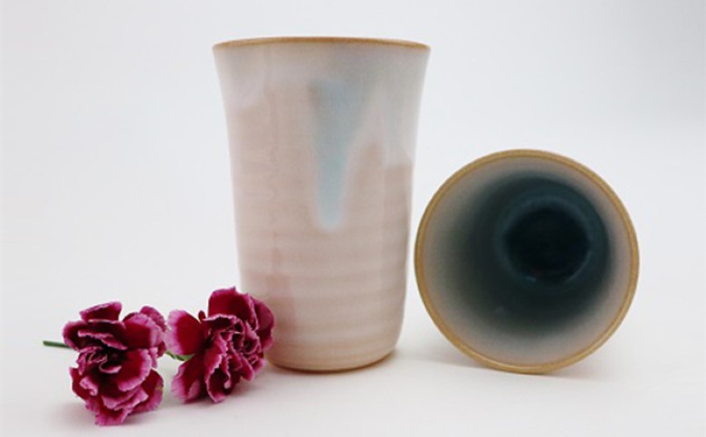 《萩焼》ソライロ ペアカップ｜HG000174