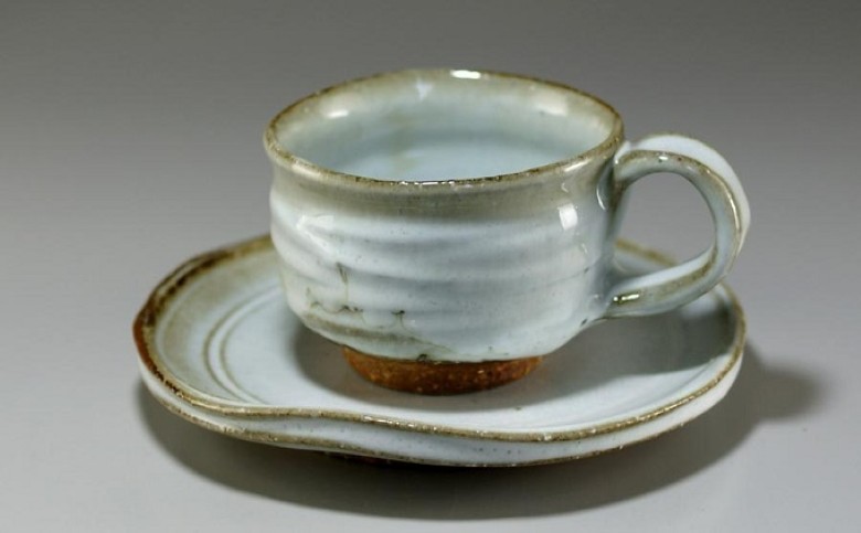 萩焼　コーヒーカップ（丸）｜HG000305