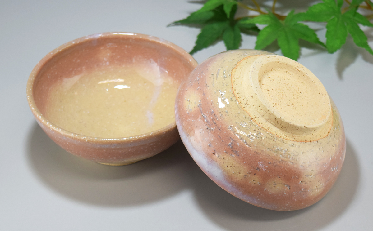 萩焼 丸小鉢 2客｜HG000310