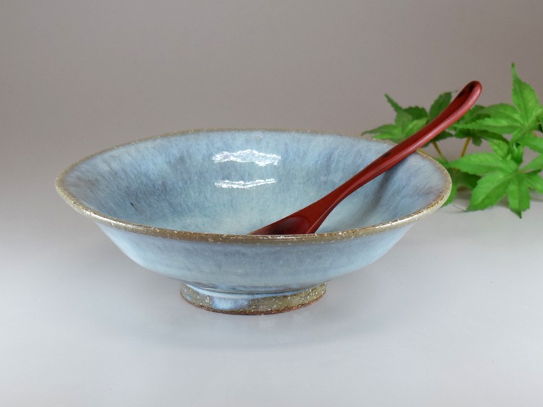 萩焼　蒼の鉢｜HG000315