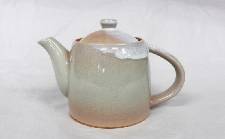 《萩焼》茶こし付 急須｜HG000467