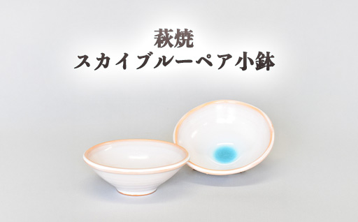萩焼 スカイブルーペア小鉢｜HG000631