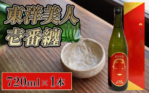 日本酒 純米大吟醸 東洋美人 壱番纏  720ml×1本 酒 お酒 地酒 純米吟醸酒 アルコール　｜HG000035