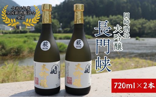 大吟醸 セット 720ml×2 日本酒 長門峡 お酒 酒 アルコール｜HG000120