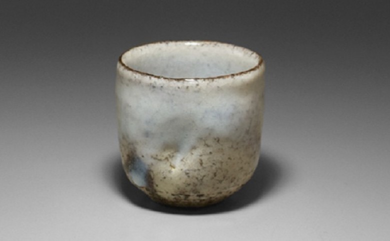 萩焼　萩ぐい呑　吉賀將夫作｜HG000345