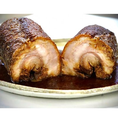 無添加 国産豚バラ極太叉焼(1kg×1本)《相伝麺シリーズ》【株式会社コルノ】(防府市)【配送不可地域：離島】