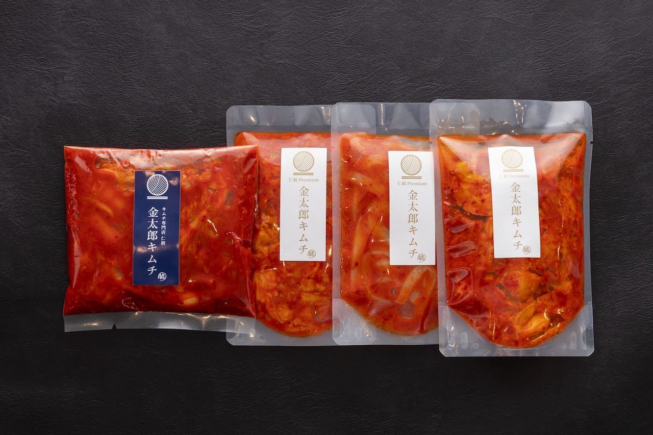 【仁紡】金太郎キムチ「竹セット」(キムチ4種)【配送不可地域：離島】