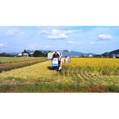 栽培期間中農薬・肥料不使用で作った朝日米　玄米5kg