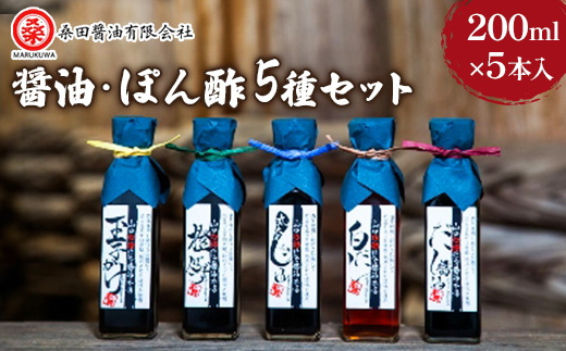 木桶で仕込む地産醤油　お洒落な四角い瓶で、気分上々になるっちゃねセット