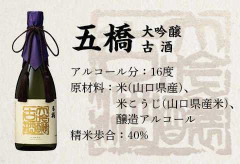 五橋　大吟醸古酒（720ml）【酒井酒造】
