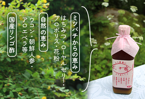 はちみつ屋さんの美容と健康食『ビ～ナ酢』(500ml)【有限会社ビ庵】