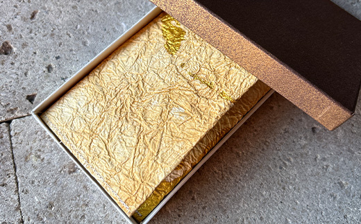 和紙の名刺入れ 岩国鎮守の山の土染め レモンイエロー【あめつち..】
