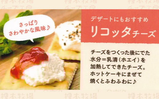 リコッタチーズ 200g (100g×2)【榎本牧場チーズ工房】