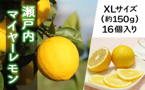 瀬戸内マイヤーレモン【16個入り】ＸＬサイズ（約150g）