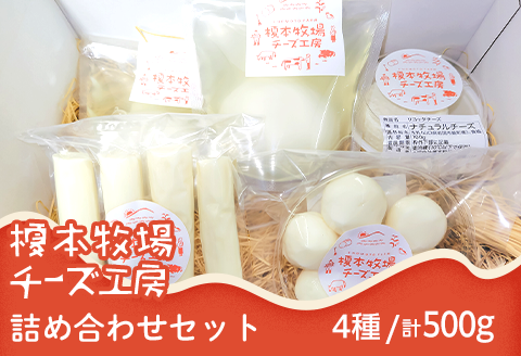 榎本牧場チーズ工房　詰め合わせセット（4種：計500g）【榎本牧場】
