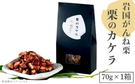 岩国がんね栗 栗のカケラ 70g 無添加 無着色【がんね栗の里】