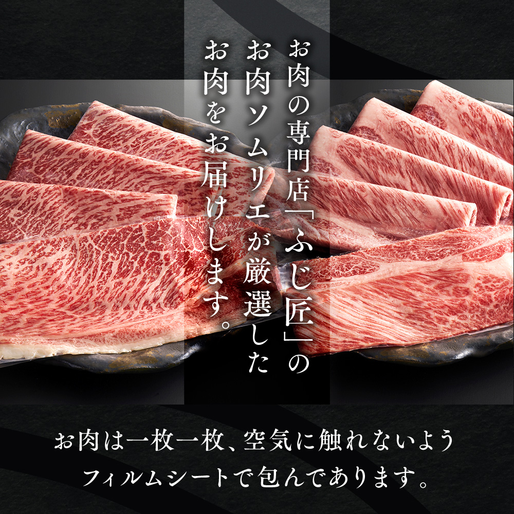 YF06 【共通返礼品】やまぐち和牛燦（きらめき）すき焼き食べ比べセット（500g）