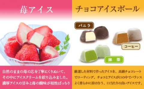 A005 一口アイスセット デラックス（62粒入） 苺アイス 生チョコアイス 抹茶生チョコアイス チョコアイスボール バニラ コーヒー 抹茶 一口アイス