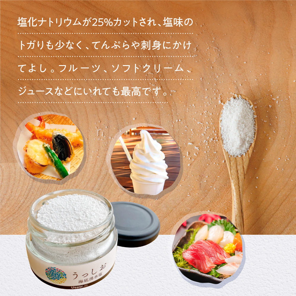 海底湧水塩うっしお 100g　 YE01