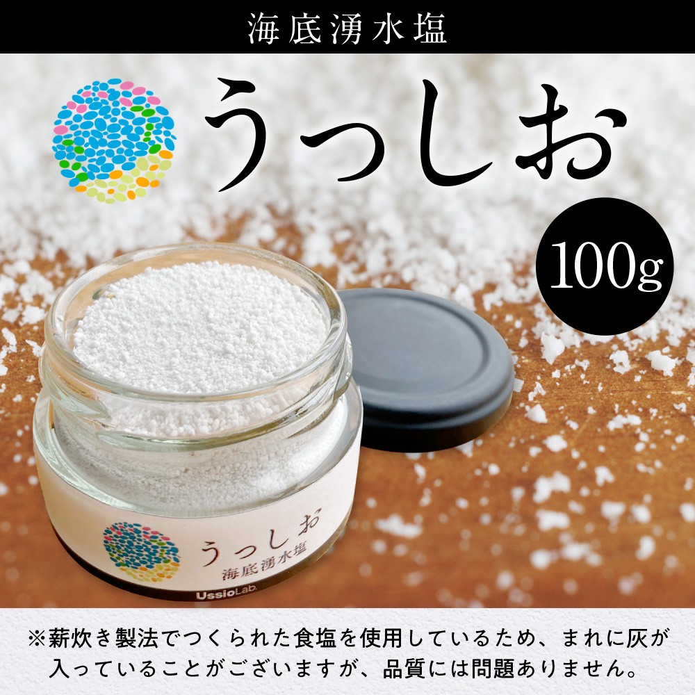 海底湧水塩うっしお 100g　 YE01