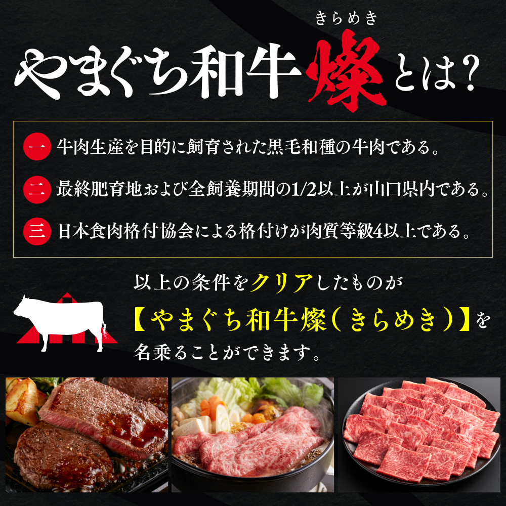 YF05 【共通返礼品】やまぐち和牛燦（きらめき）肩ローススライス（800g）