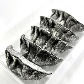 (1156)山口県産　オリジナル地鶏「長州黒かしわ」　手作り餃子　5個入×5パック　25個