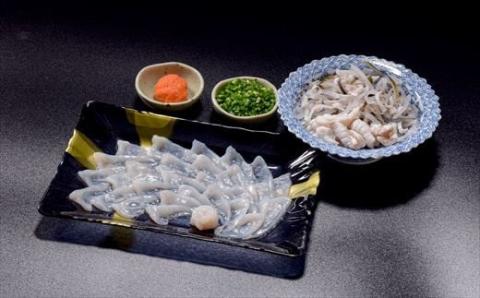 ふぐセット とらふぐ刺身 2人前(冷蔵)【ふぐ刺身 冷蔵 ふぐ フグ 河豚 刺身 ふぐ刺し】(1138)