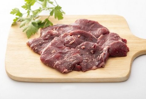 (1169)ジビエ　お手軽調理「鹿肉　塩こうじ漬け　800g」　（160g×5パック）　ヘルシー