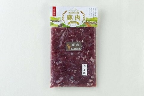 鹿肉ミンチ 300g×6パック【肉 鹿肉 しか ミンチ ジビエ ヘルシー 万能 小分けパック 山口県 長門市】(1182)