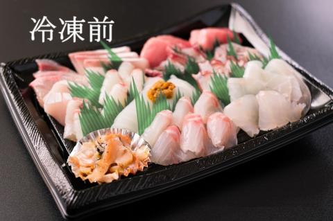 【定期便】 刺身 新鮮 盛り合わせ 仙崎発旬のお刺身盛合せ2-3人前 3D冷凍 長門市 隔月発送 全3回(1415)