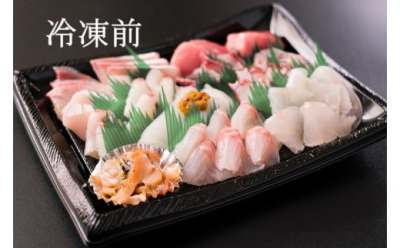 【定期便】 刺身 新鮮 盛り合わせ 仙崎発旬のお刺身盛合せ2-3人前 3D冷凍 長門市 毎月発送 全12回(190001)