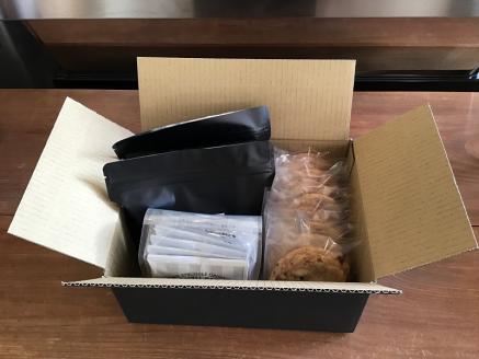 (1286)自家焙煎珈琲　オリジナル　粉　ドリップパック　手作り　アメリカンクッキー　詰め合わせ（中煎り粉400ｇ、ドリップパック8個、クッキー9枚）