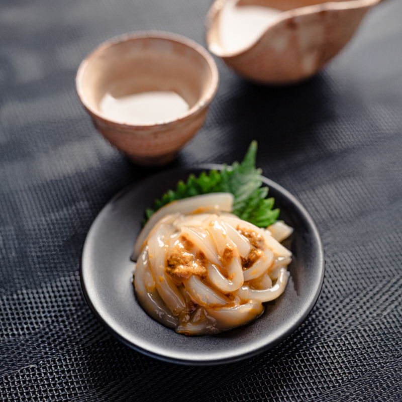 たこ 山口県産 たこわさび 75g×2パック イカ塩うに50g×2本 烏賊 塩辛 黒うに ウニ タコワサ わさび 魚介 魚介類 冷凍 小分け おかず お茶漬け おつまみ ご飯のお供 国産わさび 漁師手作り