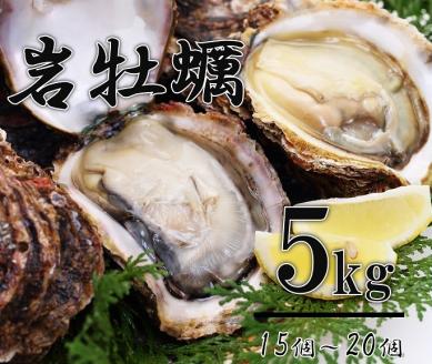 岩牡蠣 5kg 【カキ 岩ガキ 岩がき 岩カキ 殻付き 海のミルク 濃厚 クリーミー 夏バテ防止 焼き 蒸し 加熱 山口県 長門市】(1247)